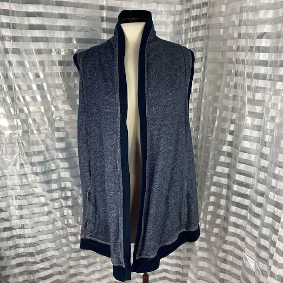 Jones New York Sport Blue Open Front Cardigan - Picture 1 of 6